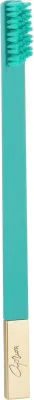 Зубная щётка Apriori Turquoise Blue Gold средней жёсткости, матовая, бирюзово-синяя, 1 шт