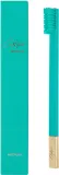 Зубная щётка Apriori Turquoise Blue Gold средней жёсткости, матовая, бирюзово-синяя, 1 шт — фото 2