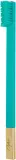Зубная щётка Apriori Turquoise Blue Gold средней жёсткости, матовая, бирюзово-синяя, 1 шт — фото 3