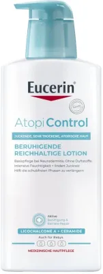 Успокаивающий лосьон для тела Eucerin AtopiControl с омега-кислотами, для сухой и чувствительной кожи, 400 мл