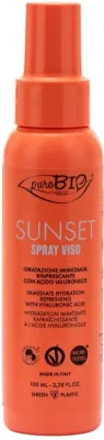 Спрей освежающий для лица с гиалуроновой кислотой PuroBIO Cosmetics Sunset Spray, 100 мл
