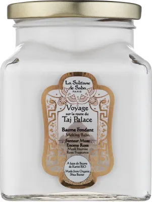 Бальзам для тела La Sultane de Saba Taj Palace Musk Incense Rose Body Balm питательный, для очень сухой кожи, 300 мл