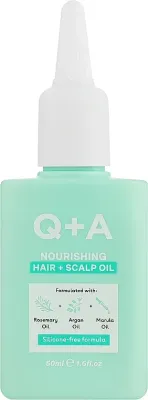 Масло для волос Q+A Nourishing Scalp+Hair Oil питательное, несмываемое, 50 мл