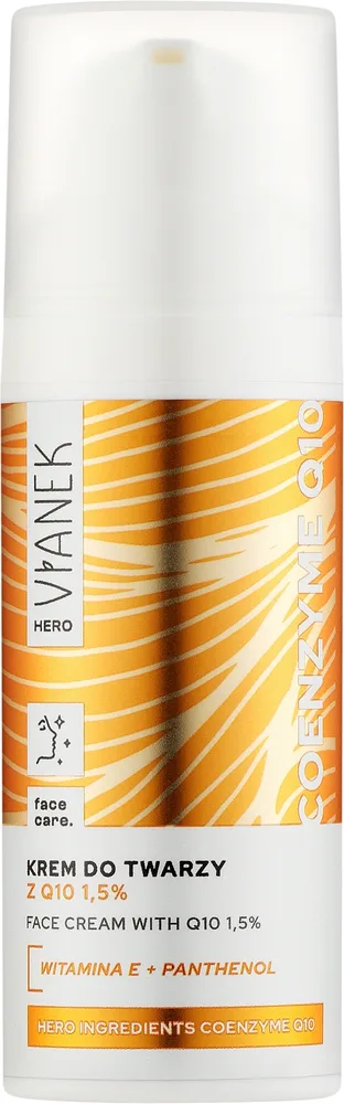 Крем для лица Vianek Hero с коэнзимом Q10 1.5% 50 мл