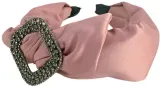 Ободок для волос Lolita Accessories с бантом и украшениями, розовый, 1 шт — фото 1