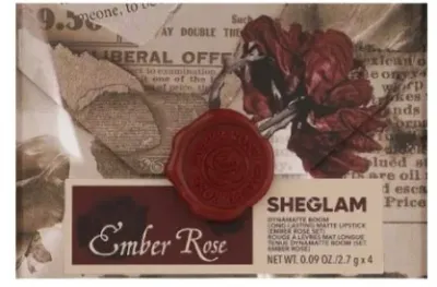Набор матовых помад Sheglam Ember Rose четыре стойкие матовые помады теплых оттенков 4x2.7 г