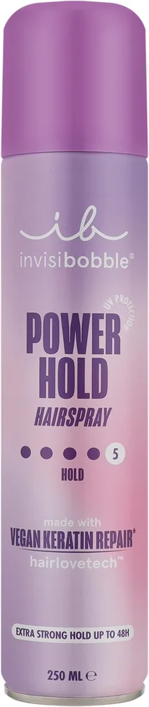 Спрей сильной фиксации Invisibobble Power Hold, стойкость до 48 часов, 250 мл
