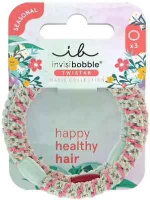 Набор резинок для волос Invisibobble Twistar Mint Braids, мятные, 3 шт