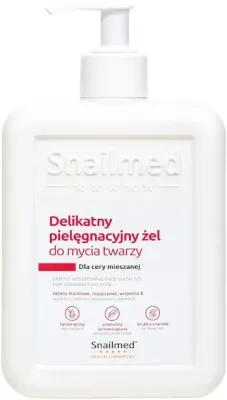 Очищающий гель для лица Snailmed для комбинированной кожи с ниацинамидом и витамином E