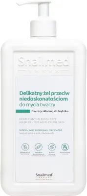 Очищающий гель для лица Snailmed для проблемной кожи с ниацинамидом и пантенолом, 500 мл
