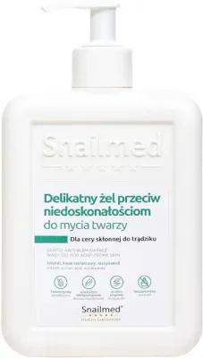 Очищающий гель для лица Snailmed для проблемной кожи с ниацинамидом и пантенолом, 300 мл