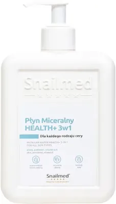 Snailmed Health+ мицеллярная вода 3в1 с алоэ пантенолом и витамином E для лица