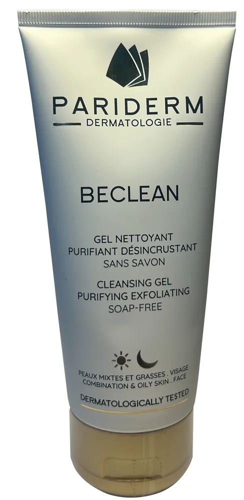 Очищающий гель для лица Pariderm Beclean Cleansing Gel без мыла с цинком PCA, 200 мл
