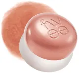 Бальзам для губ и щёк Fwee Blurry Pudding Pot кремовый, с натуральным финишем, 5 г, оттенок PK04 - Crush — фото 1
