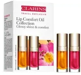 Clarins Lip Comfort Oil Collection набор масел для губ 01 Honey и 04 Pitaya блеск с оттенком 2x7 мл — фото 1