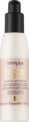 Интенсивно восстанавливающая разглаживающая сыворотка FarmaVita Omniplex Smooth Experience Hair Filler Serum, 100 мл