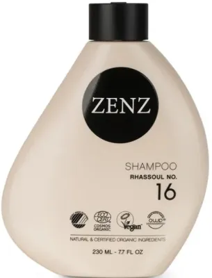 Шампунь для волос Zenz Organic No. 16 Rhassoul Shampoo с глиной Rhassoul, с ароматом карамели, 900 мл
