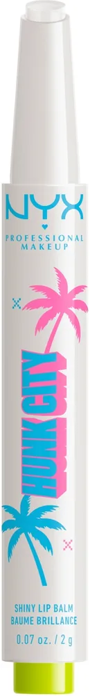 Бальзам для губ NYX Professional Makeup Fat Oil Slick Click с блеском, 2 г, оттенок 01 - Hunk City