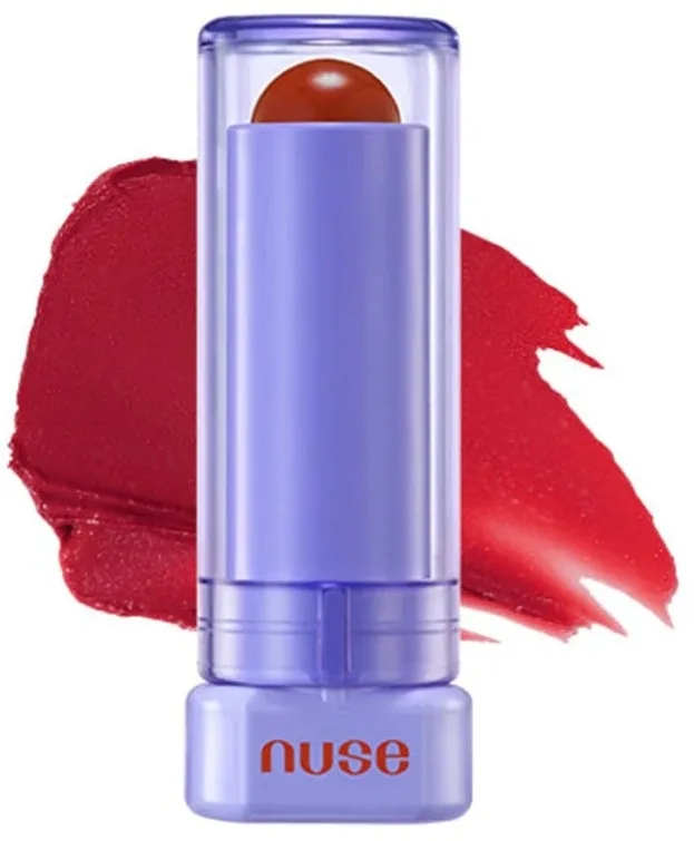 Оттеночный бальзам для губ Nuse Color Care, оттенок 03 - So Red