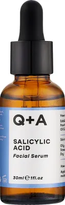 Сыворотка для лица Q+A с салициловой кислотой BHA и пептидами против высыпаний 30 мл