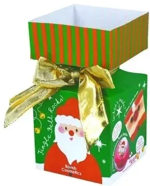 Подарочный набор Bomb Cosmetics Jingle Bell Rock мыло и бомбочка для ванны с корицей и бергамотом 100+160 г