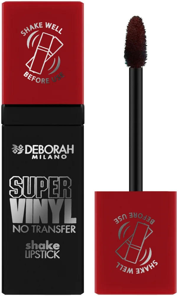 Жидкая помада для губ Deborah Super Vinyl глянцевая, оттенок 04 - Signature Red
