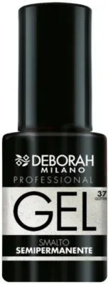 Гель-лак для ногтей Deborah Smalto Semipermanente Glitter Gel полуперманентный, с блестящими частицами, 4,5 мл, оттенок 37 - Moondust