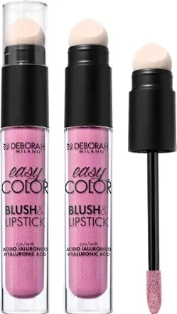 Жидкая помада и румяна Deborah Easy Color 2 в 1, оттенок 05 - Rose Glow