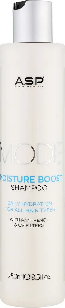 Шампунь Affinage ASP Mode Moisture Boost увлажняющий, для сухих волос, с пантенолом и UV-фильтром, 250 мл, Италия