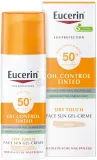 Гель-крем для лица Eucerin Oil Control тонирующий матовый SPF50+ 50 мл — фото 1