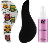Набор для волос Brazil Keratin несмываемая сыворотка S.O.S. с маслом кокоса и расческа-щетка 100 мл — фото 1
