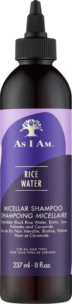 Шампунь для вьющихся волос As I Am Rice Water Micellar Shampoo мицеллярный, с рисовой водой, 237 мл