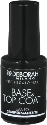 База и топ для ногтей Deborah Base и Top Coat, полуперманентные, для лампы UV, 4,5 мл