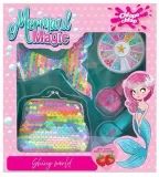 Детский набор косметики Chlapu Chlap Mermaid Magic два лака заколка пайетки для ногтей и косметичка 5 предметов — фото 1