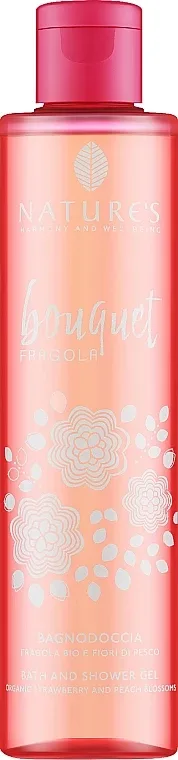 Гель для душа и ванны Nature's Bouquet Fragola Organic Strawberry, 200 мл