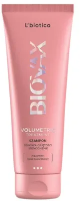 Шампунь L'biotica Biovax Glamour для объёма волос, с биотином, кофеином и гиалуроновой кислотой, 200 мл, Польша