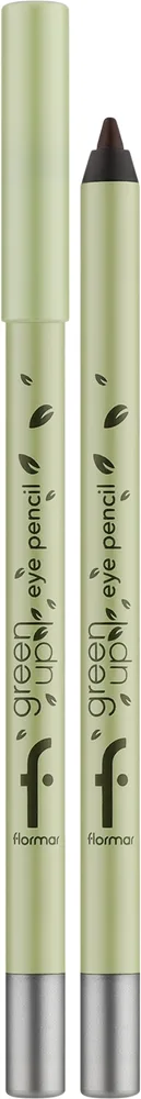 Карандаш для глаз Flormar Green Up Eye Pencil, оттенок 008 - Deepest Night