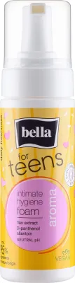 Bella Teens пенка для интимной гигиены For Teens Aroma с нежным ароматом 150 мл, средство для интимной гигиены для девочек-подростков