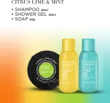 Мужской набор Baylis & Harding Citrus Lime & Mint гель для тела и волос 30 мл гель для душа 30 мл и мыло 50 г в жестяной коробке — фото 4