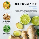 Мужской набор Baylis & Harding Wellness For Men гель для тела и волос 100 мл бальзам после бритья 30 мл мыло 25 г и кристаллы для ванны 50 г в жестяной коробке — фото 5