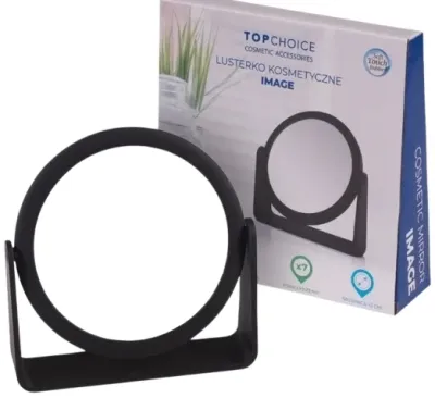 Зеркало косметическое Top Choice Imagine двустороннее, увеличение x7, поворотное, 1 шт