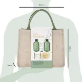 Набор Baylis & Harding Wellness молочко для ванны 300 мл гель для душа 300 мл лосьон 130 мл мыло 150 г губка и сумка-шоппер — фото 7