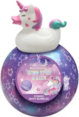 Baylis & Harding Baylis & Harding Beauticology Cosmic Unicorn Globe Bath Bubbles Gift - Baylis and Harding Beauticology Cosmic Unicorn Globe Bath Bubbles Gift детская пена для ванны с игрушкой, единорог, 400 мл