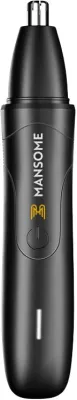 Триммер для носа и ушей Mansome Europe The Shorty Premium, с вращающимся лезвием SkinGuard, аккумулятор 500 mAh, 1 шт