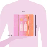 Набор Baylis & Harding Jojoba Vanilla & Almond Oil пена для ванны 250 мл гель для душа 250 мл масло для тела 100 мл и скраб для тела 100 мл — фото 7