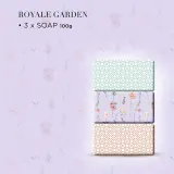 Набор туалетного мыла Baylis & Harding Royale Garden 3 шт по 100 г — фото 3