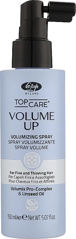 Спрей для волос Lisap Top Care Volume Up Volumizing для объёма, для тонких и сухих волос, 150 мл