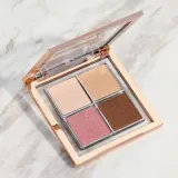 Палетка хайлайтеров и румян Gosh Copenhagen Glow Palette 4 оттенка — фото 4