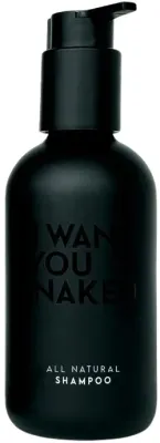 Шампунь для волос I Want You Naked Shampoo Black Edition For Heroes с уходом за кожей головы, для блеска, 250 мл