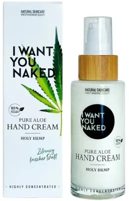 Крем для рук I Want You Naked Pure Aloe Holy Hemp с алоэ вера без воды 50 мл